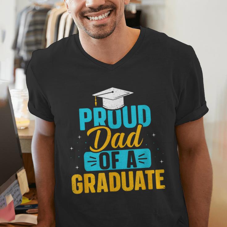 Proud Graduation Dad Father Of Graduates Men's V-Neck T-Shirt