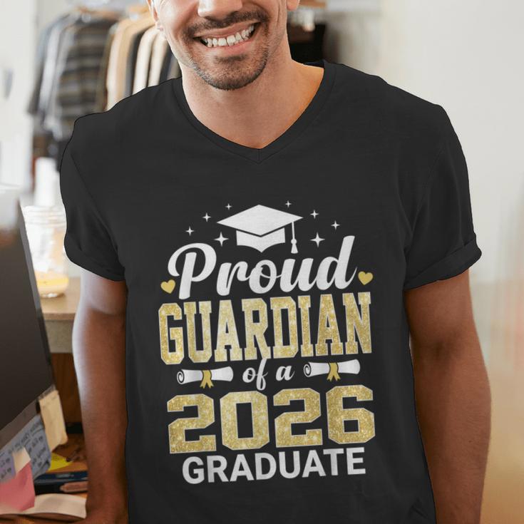 Proud Guardian Of A 2026 Graduate Class Of Graduation Men's V-Neck T-Shirt