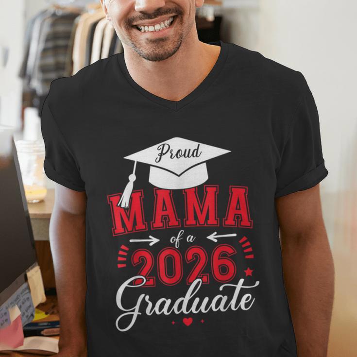 Proud Mama Of a Class Of 2026 Graduate For Graduation Men's V-Neck T-Shirt