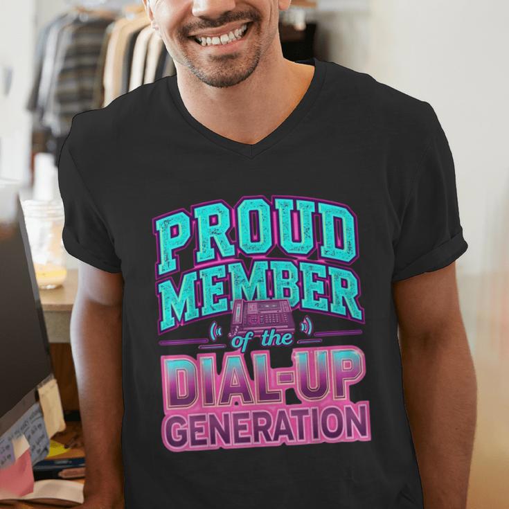 Proud Member Of The Dial Up Club Tech Nostalgia Top Men's V-Neck T-Shirt Proud Member Of The Dial Up Club Tech Nostalgia Top Men's V-Neck T-Shirt