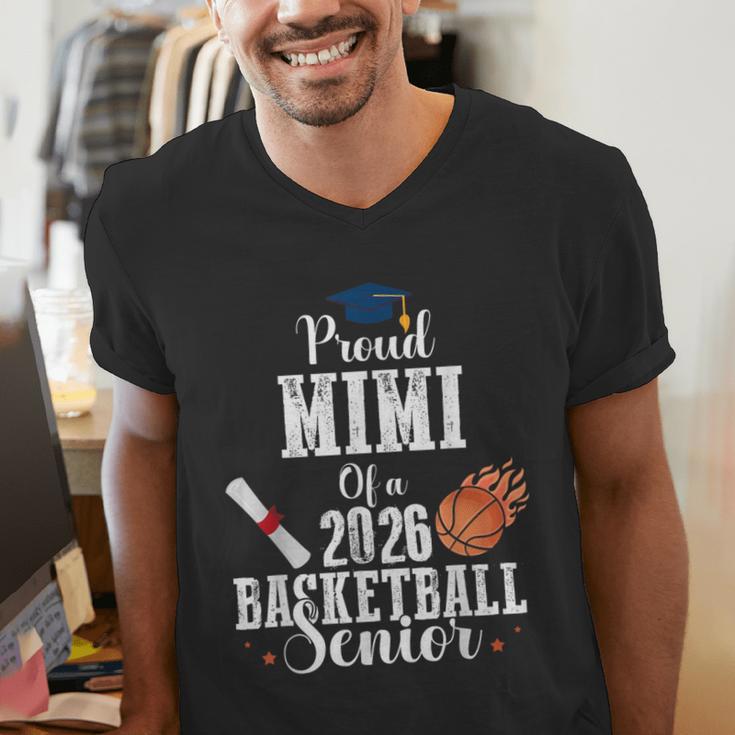 Proud MIMI Of 2026 Basketball Senior Class Graduation Men's V-Neck T-Shirt