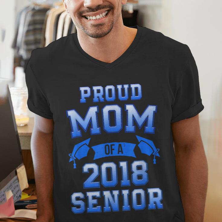 Proud Mom Of 2018 Senior GraduationShirt Men's V-Neck T-Shirt