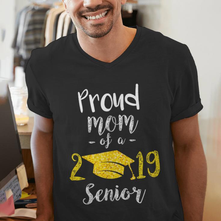 Proud Mom Of a 2019 Senior GraduationShirt Men's V-Neck T-Shirt