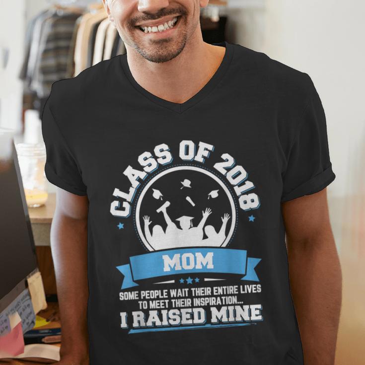 Proud Mom Of A Class Of 2018 Graduate TShirt Graduation Men's V-Neck T-Shirt