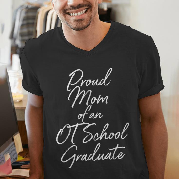 Proud Mom OT School Graduate Graduation Tee Men's V-Neck T-Shirt