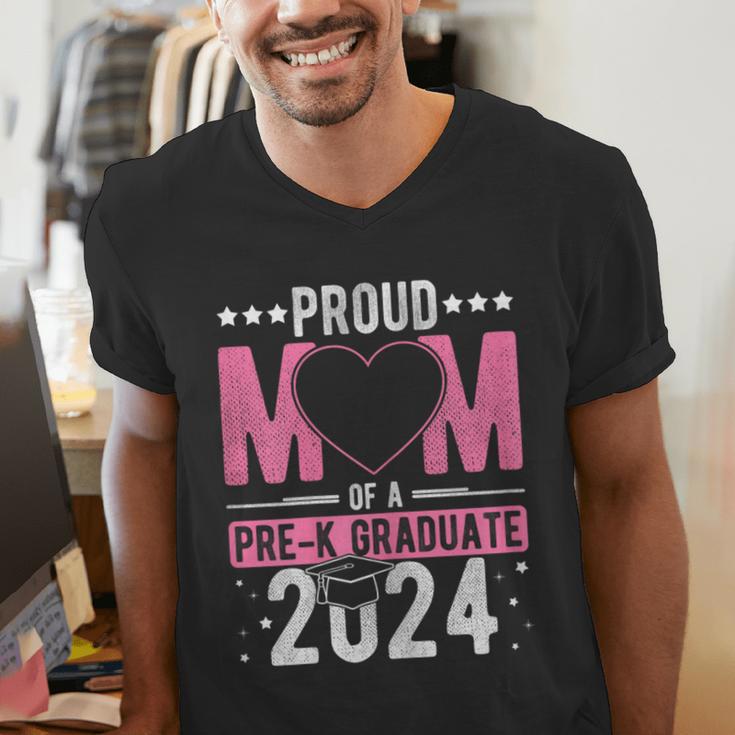 PROUD MUM OF A Pre-K GRAD 2024 Pre-K Graduation 2024 Mom Men's V-Neck T-Shirt