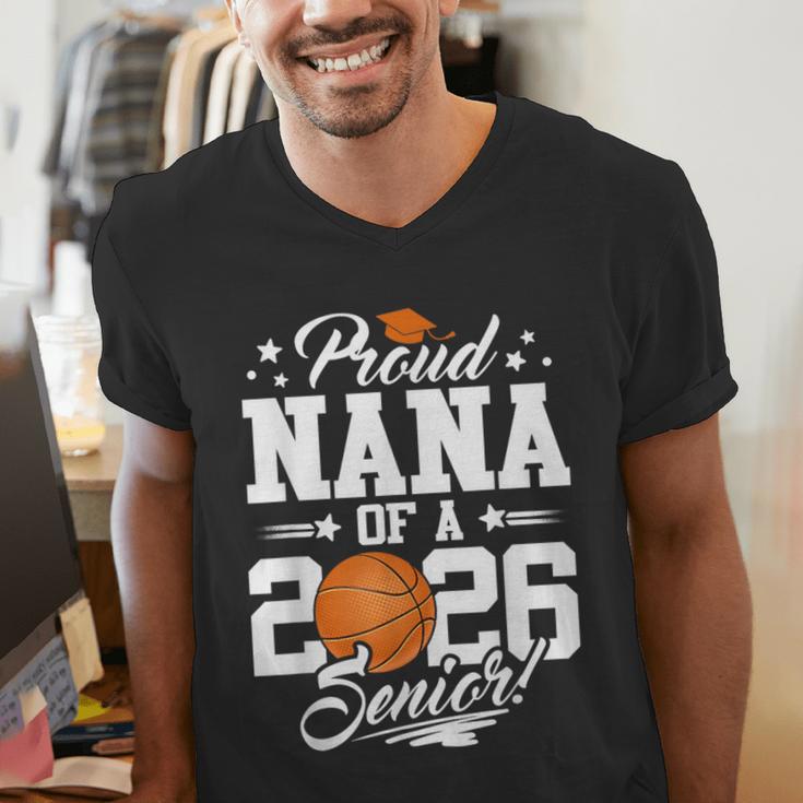 Proud Nana Of A 2026 Senior Basketball Graduation Men's V-Neck T-Shirt
