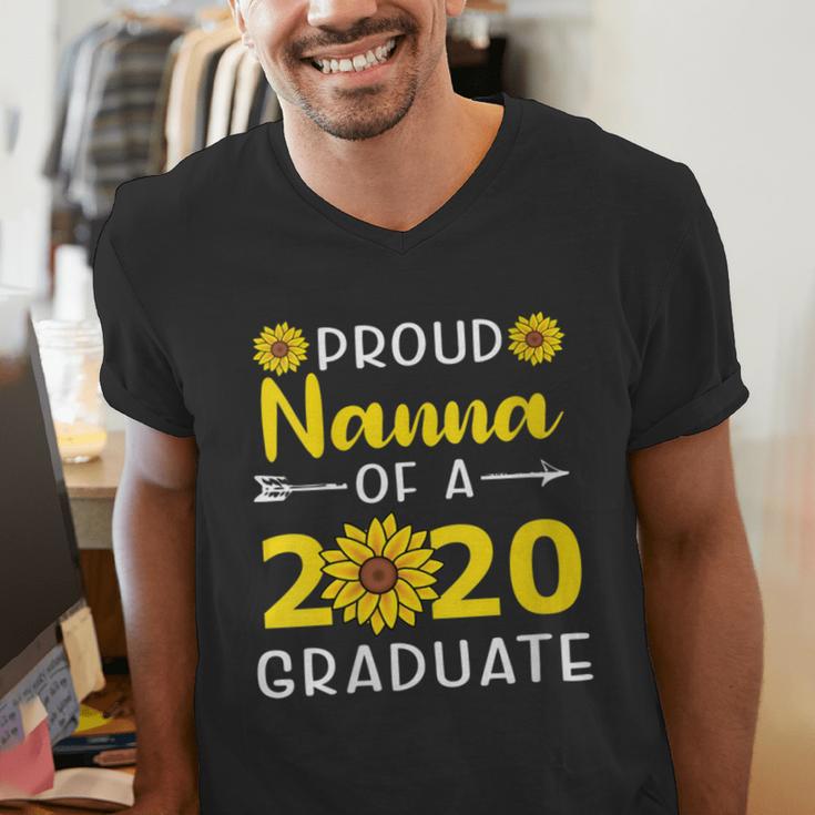 Proud Nanna Of 2020 Graduate Class Of 2020 Graduation Men's V-Neck T-Shirt