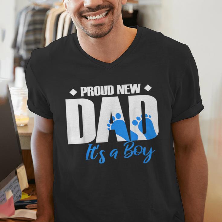 Proud New Dad It's A Boy Men's V-Neck T-Shirt