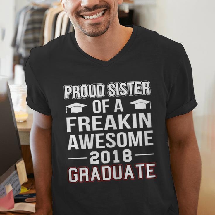 Proud Sister Of A 2018 Graduate Senior GraduationShirt Men's V-Neck T-Shirt