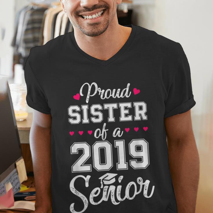Proud Sister Of a 2019 Senior GraduationShirt Men's V-Neck T-Shirt