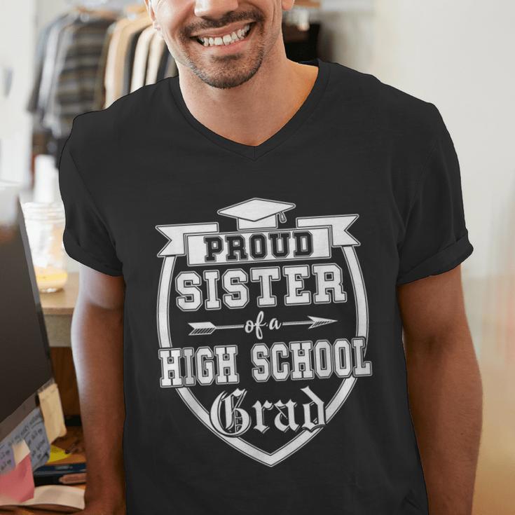 Proud Sister Of a High School Grad Senior Graduation Shirt Men's V-Neck T-Shirt