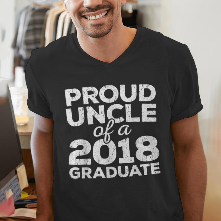 Proud Uncle Of A 2018 Graduate Graduation Men's V-Neck T-Shirt