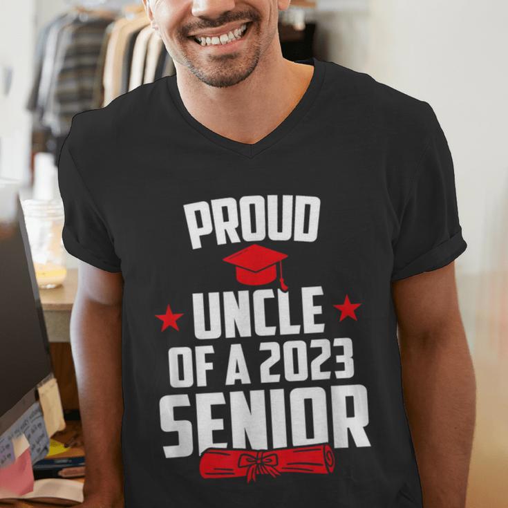 Proud Uncle Of A 2023 Senior Class Of 2023 Graduation Men's V-Neck T-Shirt