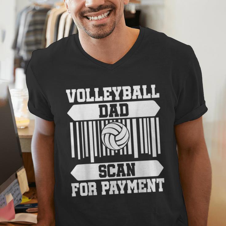 Proud Volleyball Dad Father's Day Men's V-Neck T-Shirt
