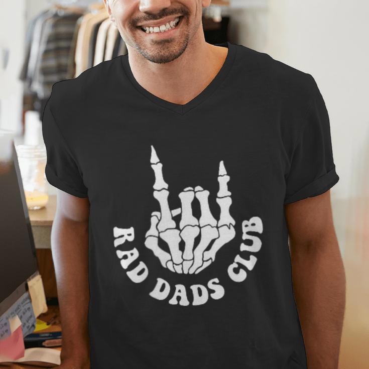 Rad Dads Club Fathers Day Cool Dads Club Men's V-Neck T-Shirt Rad Dads Club Fathers Day Cool Dads Club Men's V-Neck T-Shirt