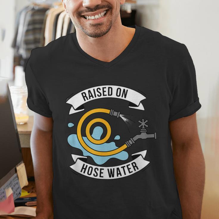 Raised On Hose Water Nostalgia Saying Men's V-Neck T-Shirt