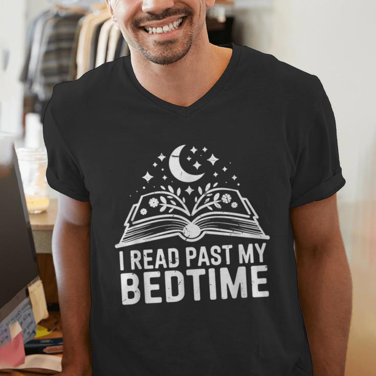 I Read Past My Bedtime Book Lover For Women Men Kids Men's V-Neck T-Shirt I Read Past My Bedtime Book Lover For Women Men Kids Men's V-Neck T-Shirt
