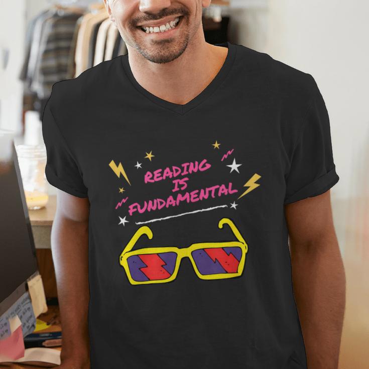 Reading Is Fundamental Shirt Drag Queen Book Lovers Men's V-Neck T-Shirt Reading Is Fundamental Shirt Drag Queen Book Lovers Men's V-Neck T-Shirt