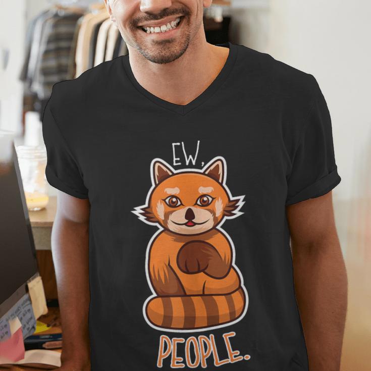 Red Panda Introvert For Red Pandas Fan Men's V-Neck T-Shirt