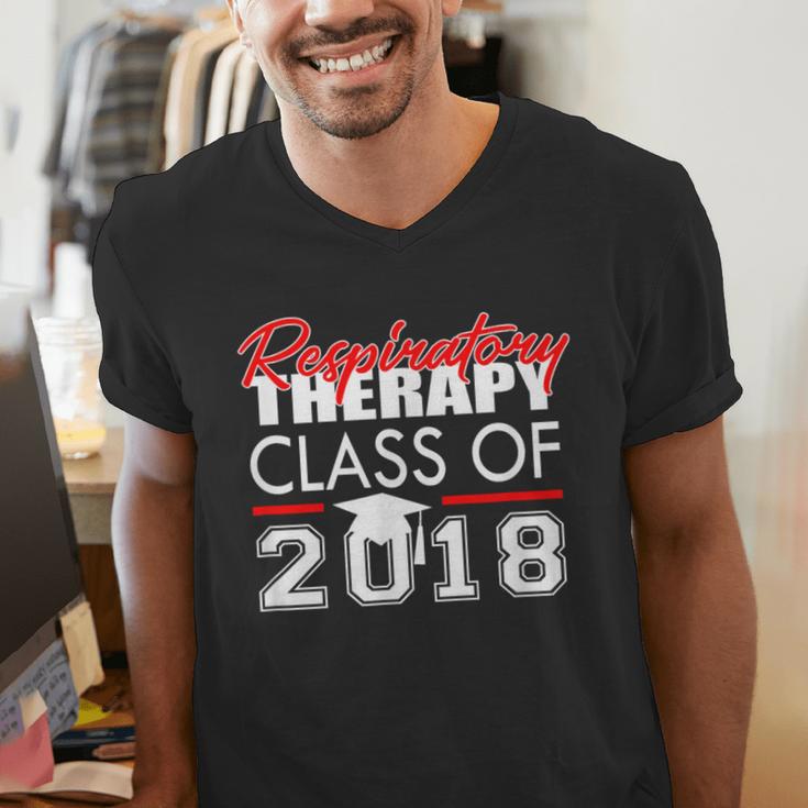 Respiratory Therapy Class Of 2018 Graduation Shirt Women Men Men's V-Neck T-Shirt