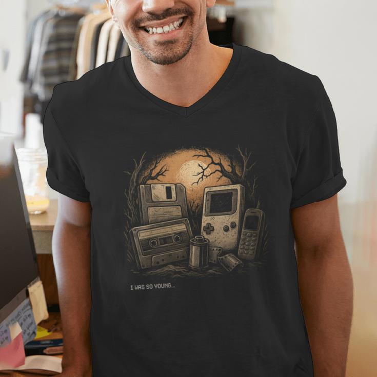 Retro Nostalgia – I Was So Young Tee Men's V-Neck T-Shirt Retro Nostalgia – I Was So Young Tee Men's V-Neck T-Shirt