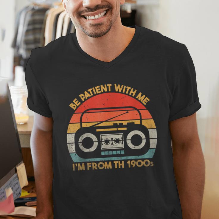 Retro Be Patient With Me I'm From The 1900s Men's V-Neck T-Shirt Retro Be Patient With Me I'm From The 1900s Men's V-Neck T-Shirt