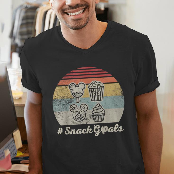 Retro Snack Goals Icon Nostalgia Men's V-Neck T-Shirt