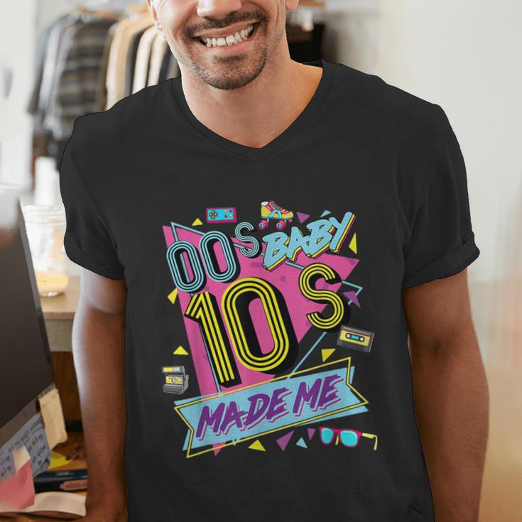 Retro Vintage 00's Baby 10's Made Me Nostalgia Classic Men's V-Neck T-Shirt