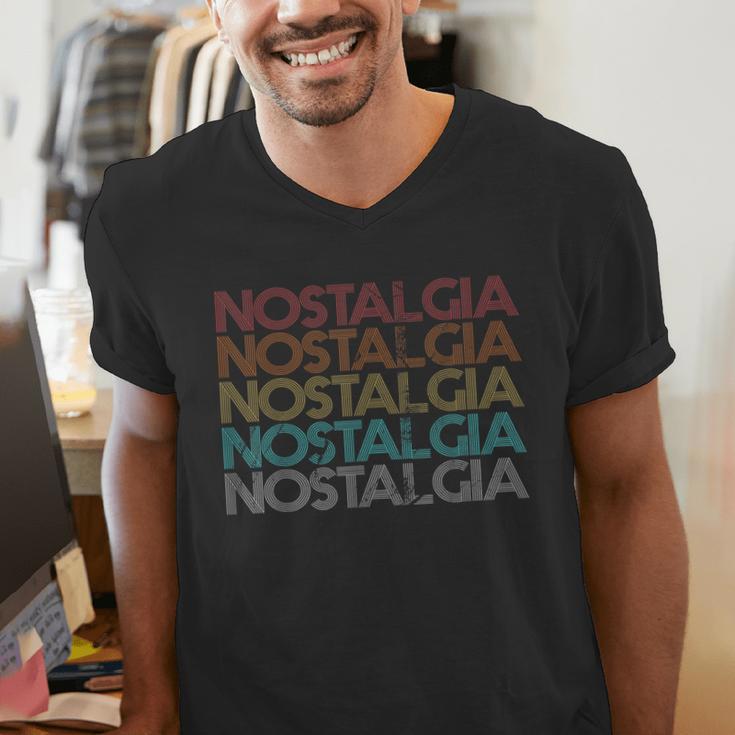Retro Vintage Nostalgia Men's V-Neck T-Shirt