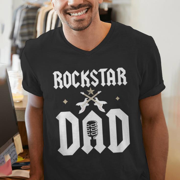 RockStar Dad Men's V-Neck T-Shirt