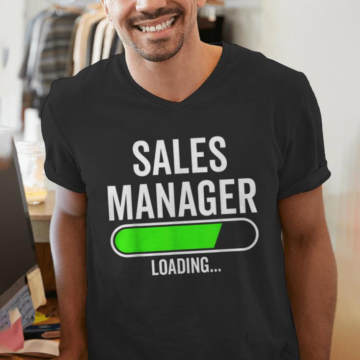 Sales Manager Loading Graduation Graduate New Job Men's V-Neck T-Shirt