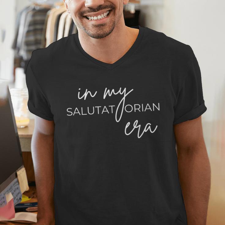 In My Salutatorian Era Quote High School Graduation Men's V-Neck T-Shirt