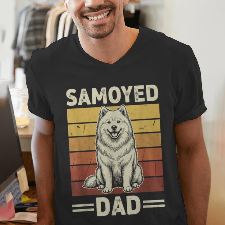 Samoyed Dad Men's V-Neck T-Shirt