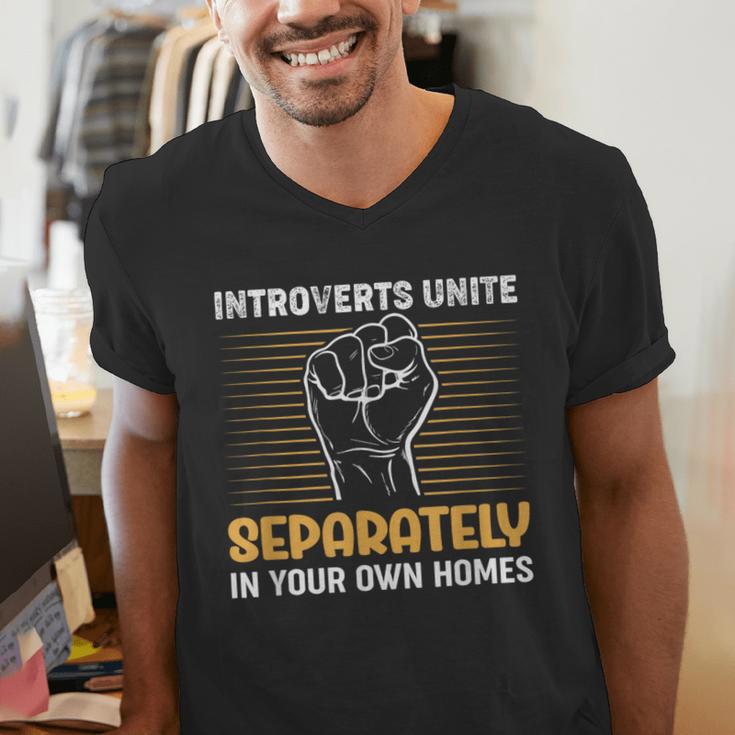 Sarcastic Anti Social Introvert Social Interaction Men's V-Neck T-Shirt