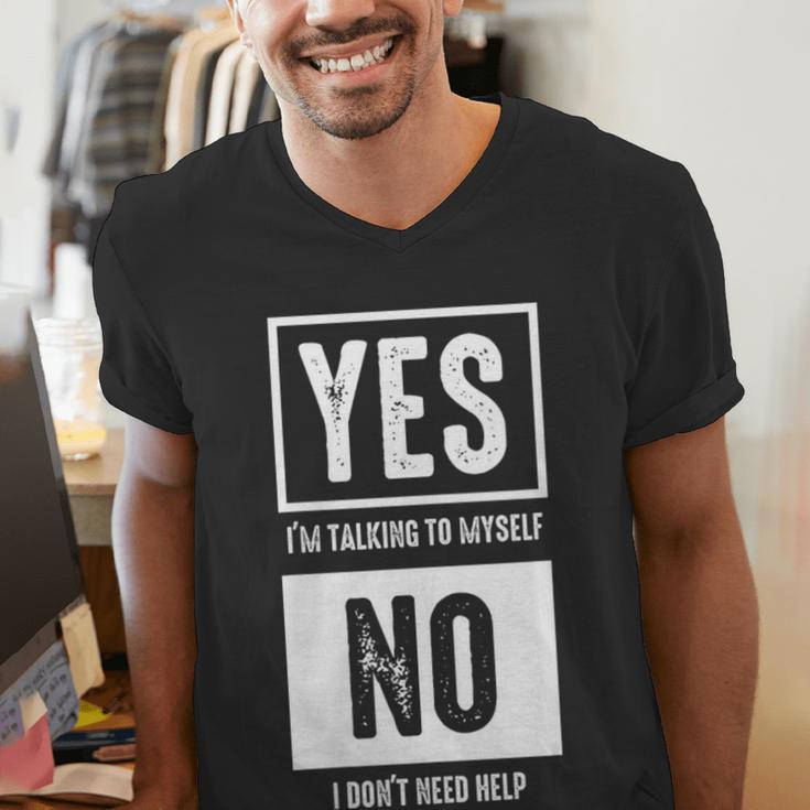 Sarcastic Independent Shopper Introvert Shopping Humor Men's V-Neck T-Shirt Sarcastic Independent Shopper Introvert Shopping Humor Men's V-Neck T-Shirt
