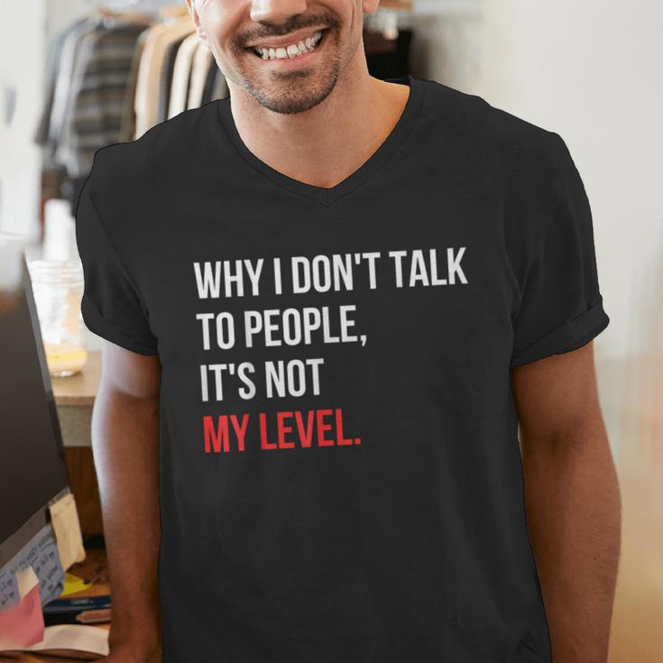 Sarcastic Introvert Attitude Quote Men's V-Neck T-Shirt Sarcastic Introvert Attitude Quote Men's V-Neck T-Shirt