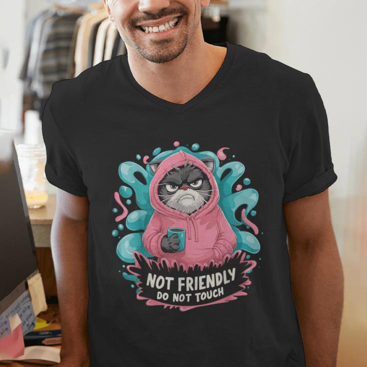 Sarcastic Loner Introvert Clothing Not Friendly Do Not Touch Small Men's V-Neck T-Shirt Sarcastic Loner Introvert Clothing Not Friendly Do Not Touch Small Men's V-Neck T-Shirt