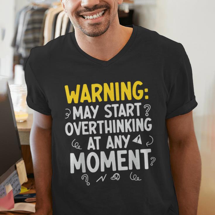 Sarcastic Saying For Overthinkers Introverts Men's V-Neck T-Shirt