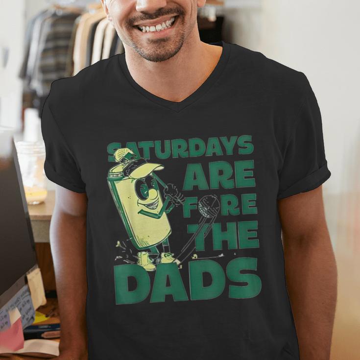 Saturdays Are Fore The Dads Golf Men's V-Neck T-Shirt