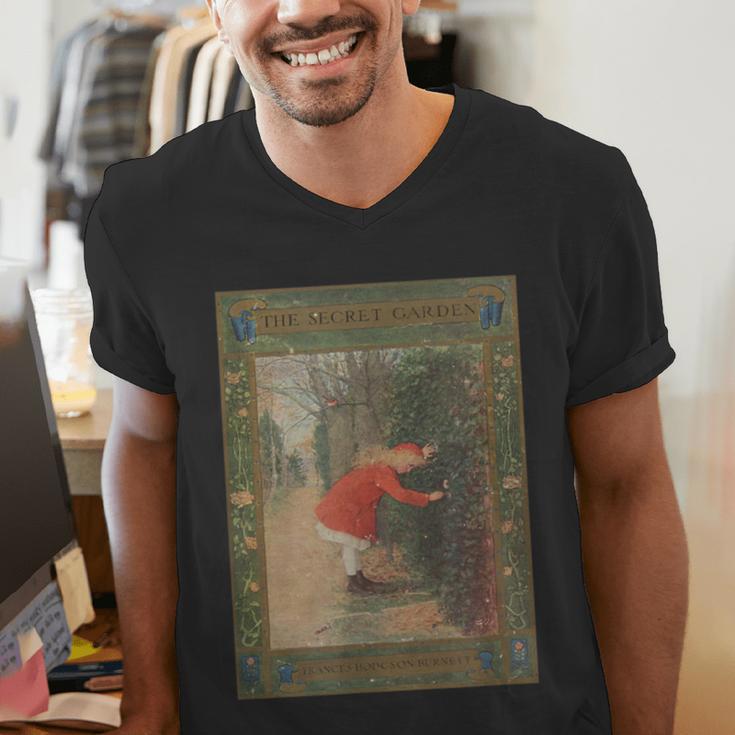 The Secret Garden Book Cover Men's V-Neck T-Shirt The Secret Garden Book Cover Men's V-Neck T-Shirt