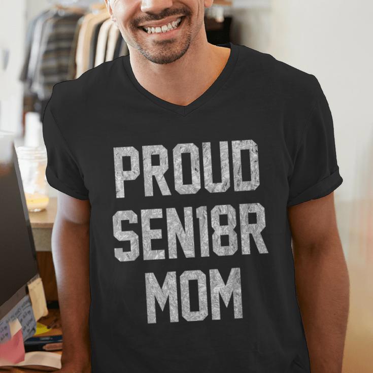 SEN18R Mom Shirt Senior Grad 2018 Graduation Party T-Shirt Men's V-Neck T-Shirt
