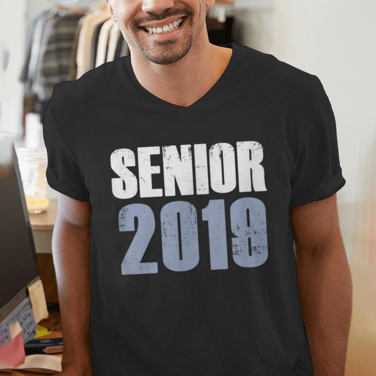 Senior 2019 Shirt Graduation Class Back To School Tee Men's V-Neck T-Shirt
