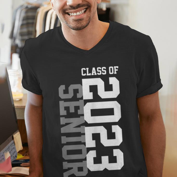Senior 2023 Senior 23 Senior Class Of 2023 Graduation Done Men's V-Neck T-Shirt