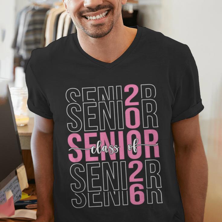 Senior 2026 Class Of 2026 Seniors Graduation 2026 Girl Women Men's V-Neck T-Shirt