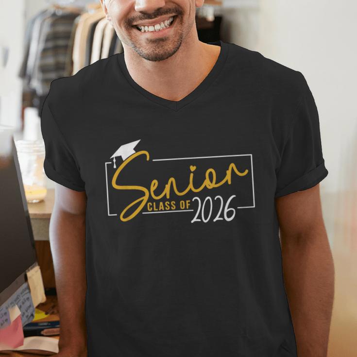 Senior 2026 Class Of 2026 Seniors Graduation School Senior Men's V-Neck T-Shirt
