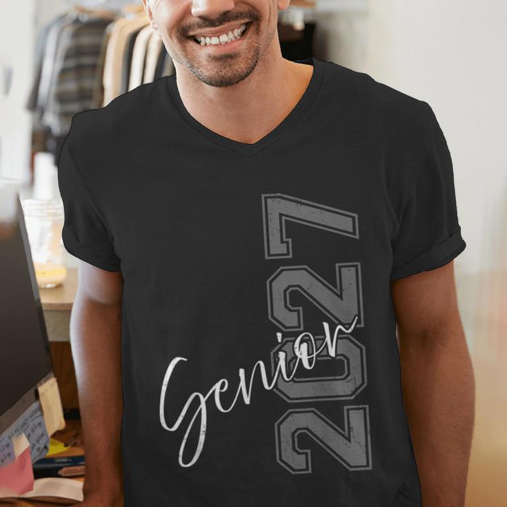 Senior 2027 Class Of 2027 Shirt Graduation Men's V-Neck T-Shirt