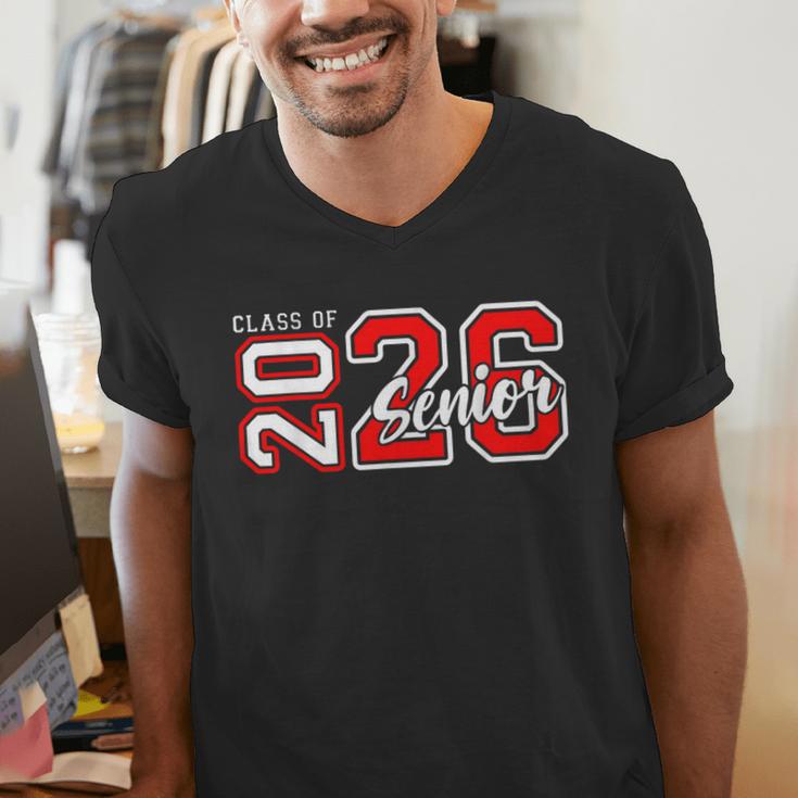 Senior Class Of 2026 Graduation Back To School Senior 26 Men's V-Neck T-Shirt