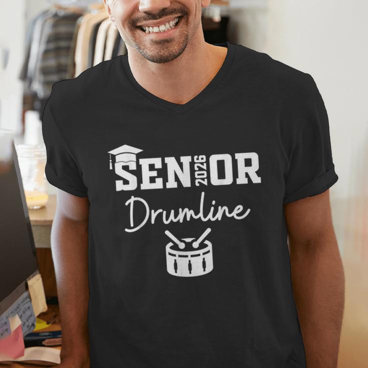 Senior Drumline Class Of 2026 Marching Band Graduation Men's V-Neck T-Shirt