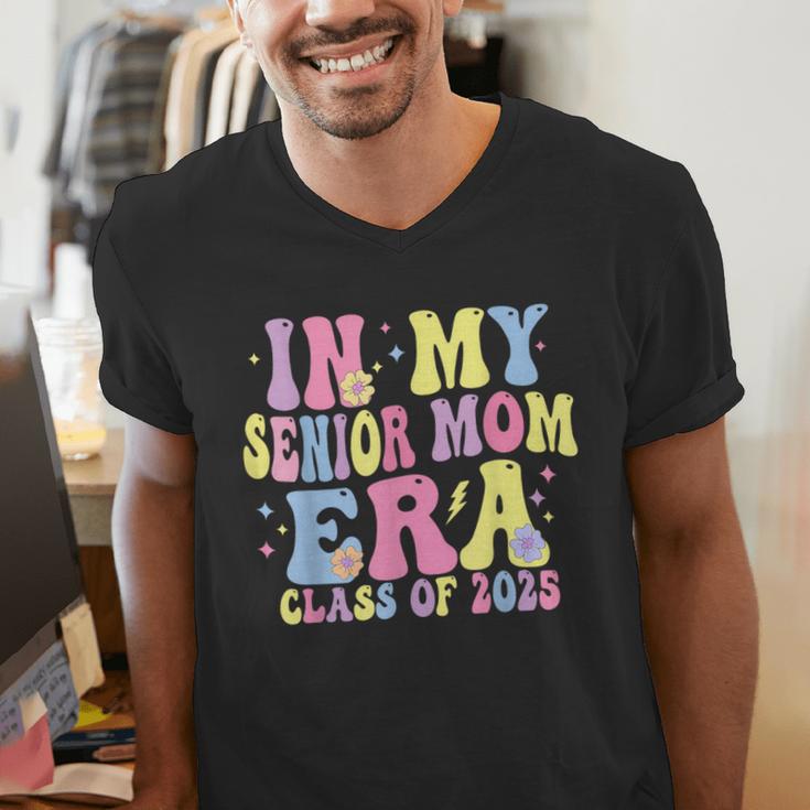 In My Senior Era Mom Class Of 2025 Senior 2025 Graduation Men's V-Neck T-Shirt